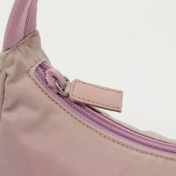 PRADA Accessory Pouch Nylon Pink Silver Auth 97445 - Picture 10 of 16